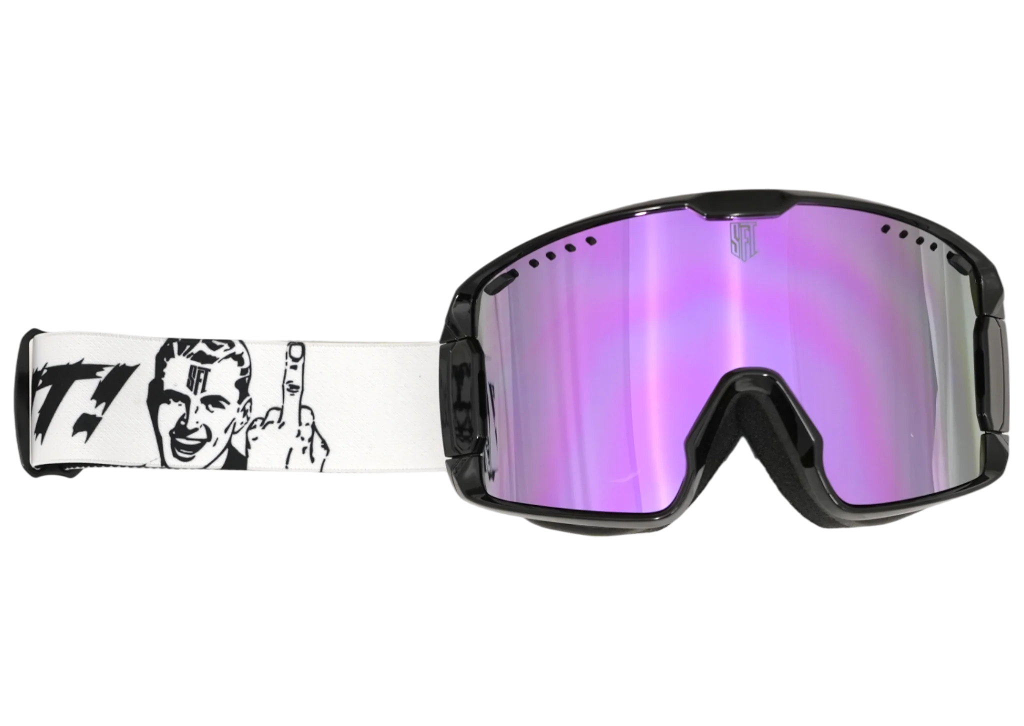 Clip Fuck It White Goggles