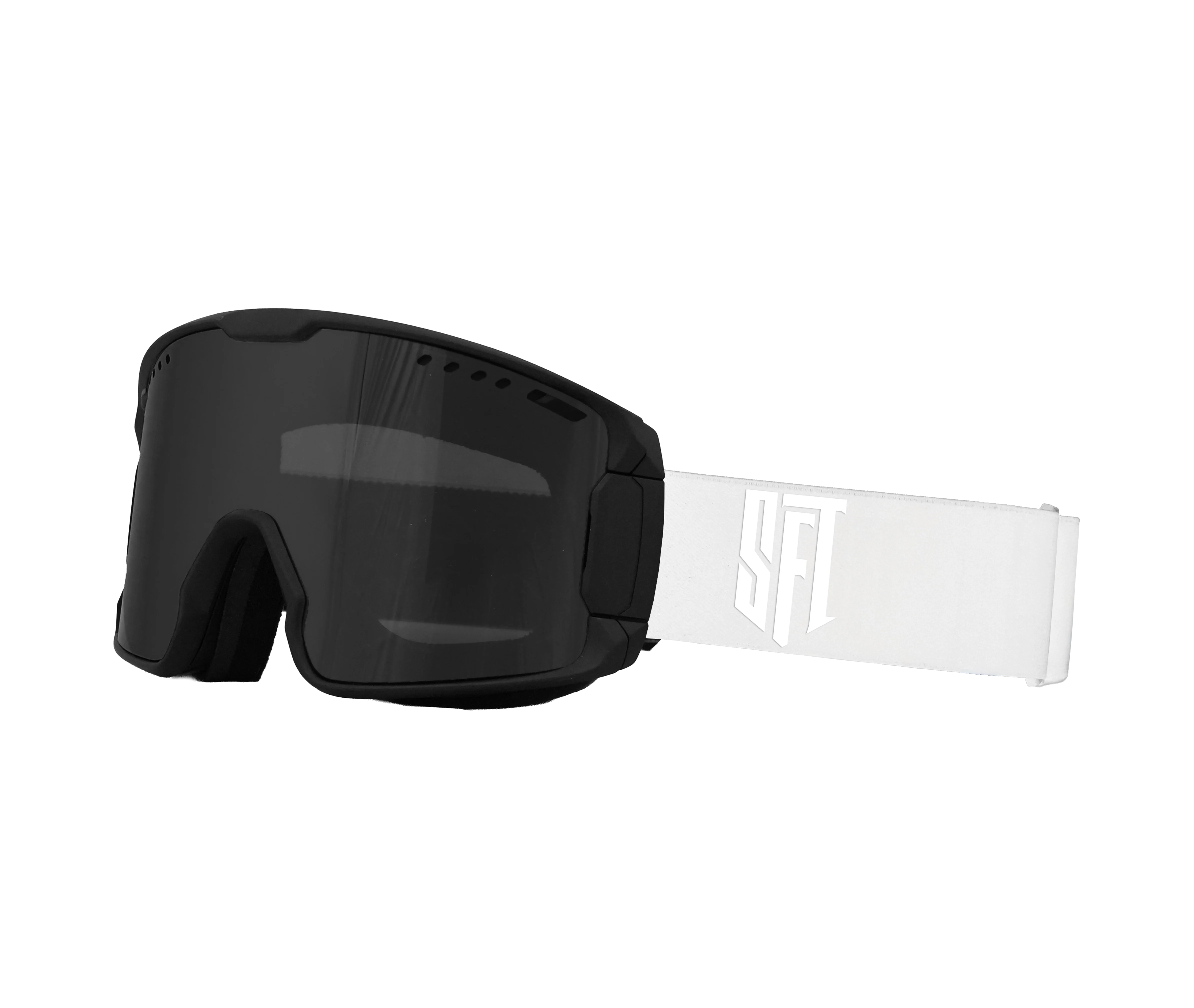 Clip Full White Goggles