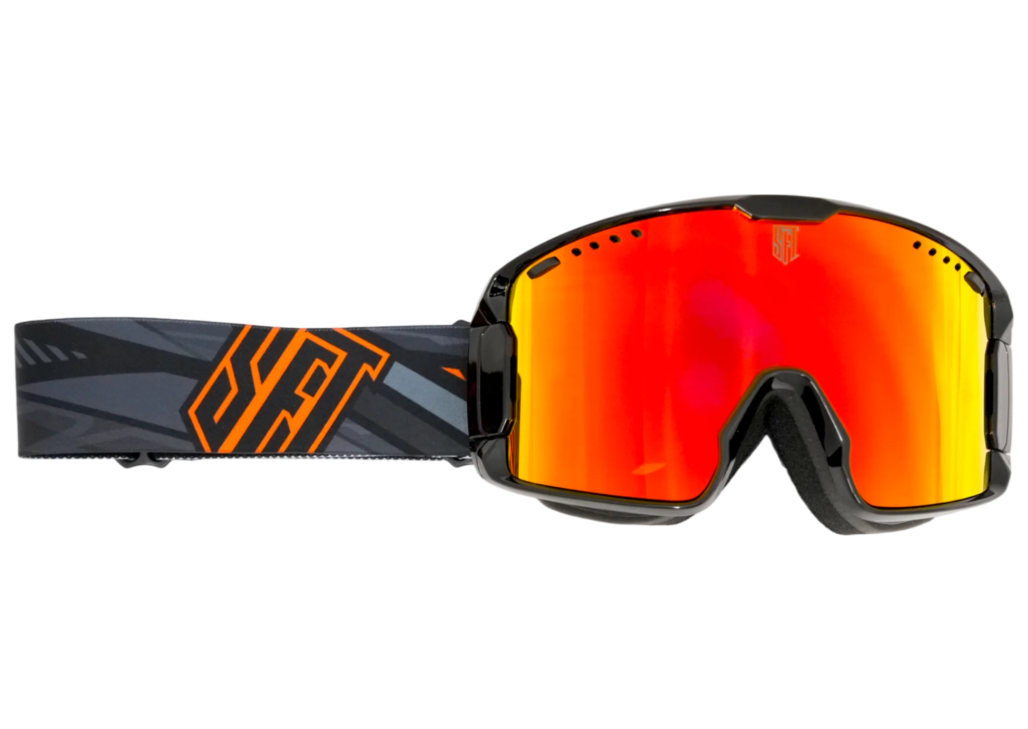 Clip Rave Orange Goggles