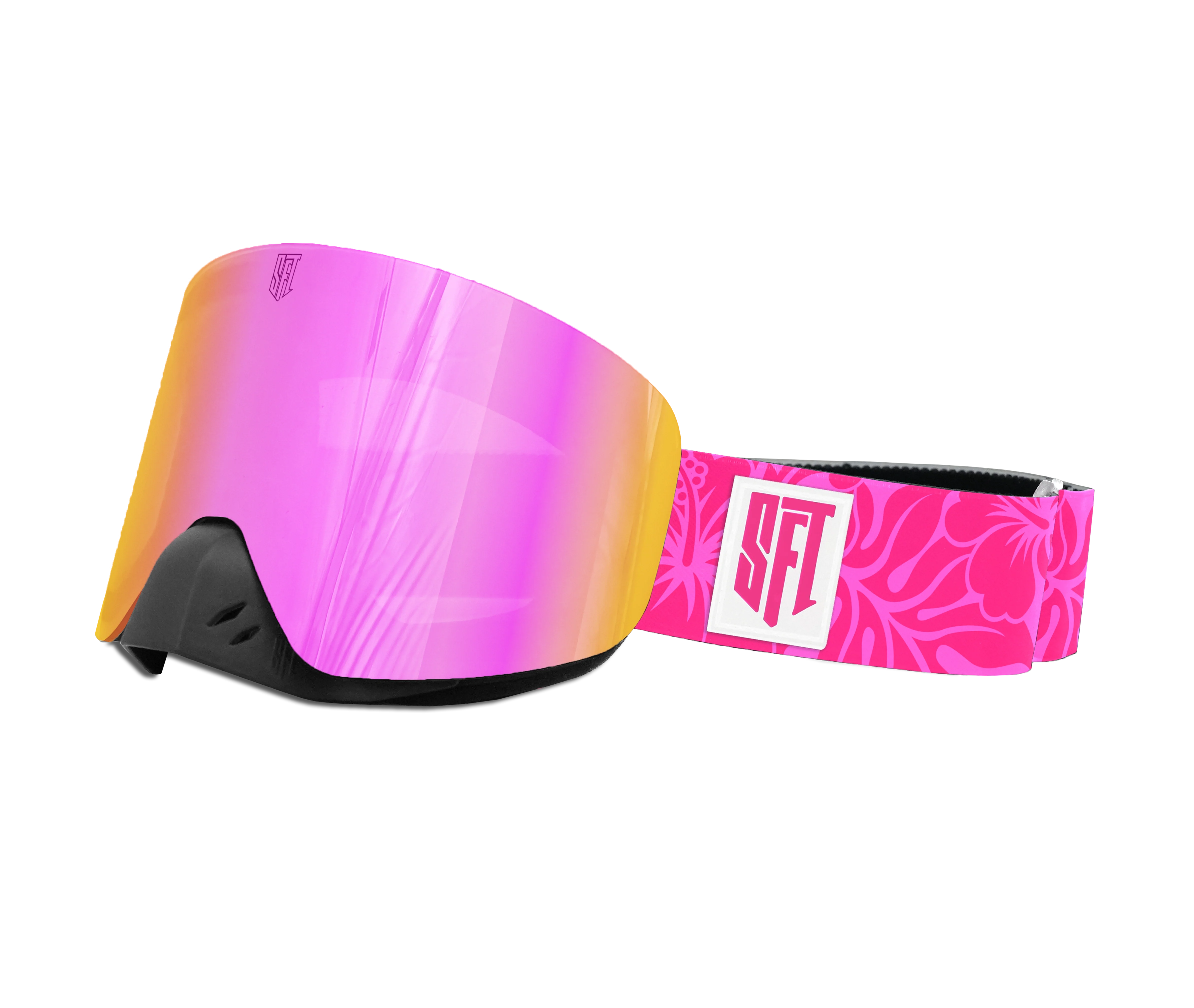 Fast Flower Pink Magnetic Goggles