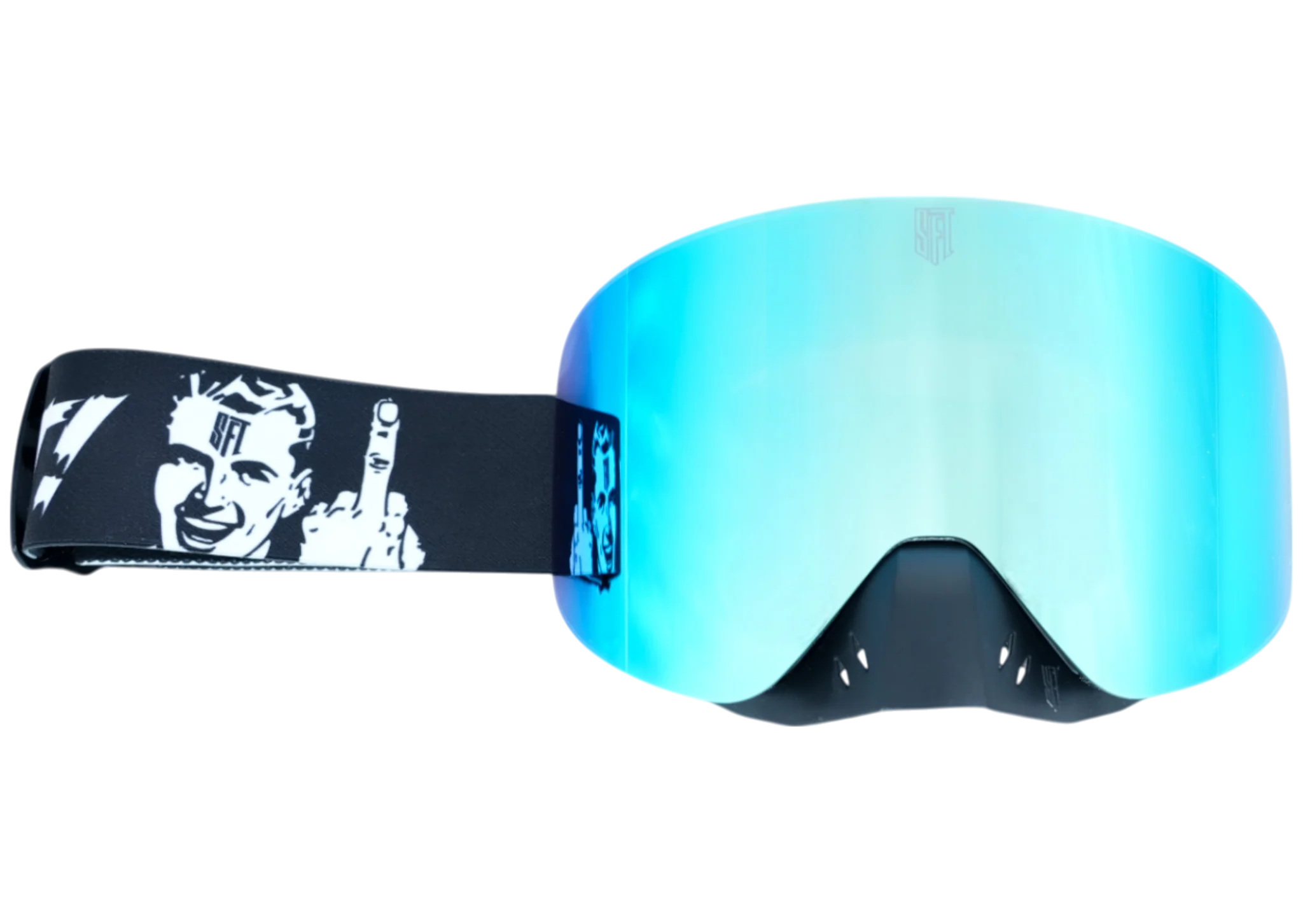 Fast Fuck It Black Magnetic Goggles