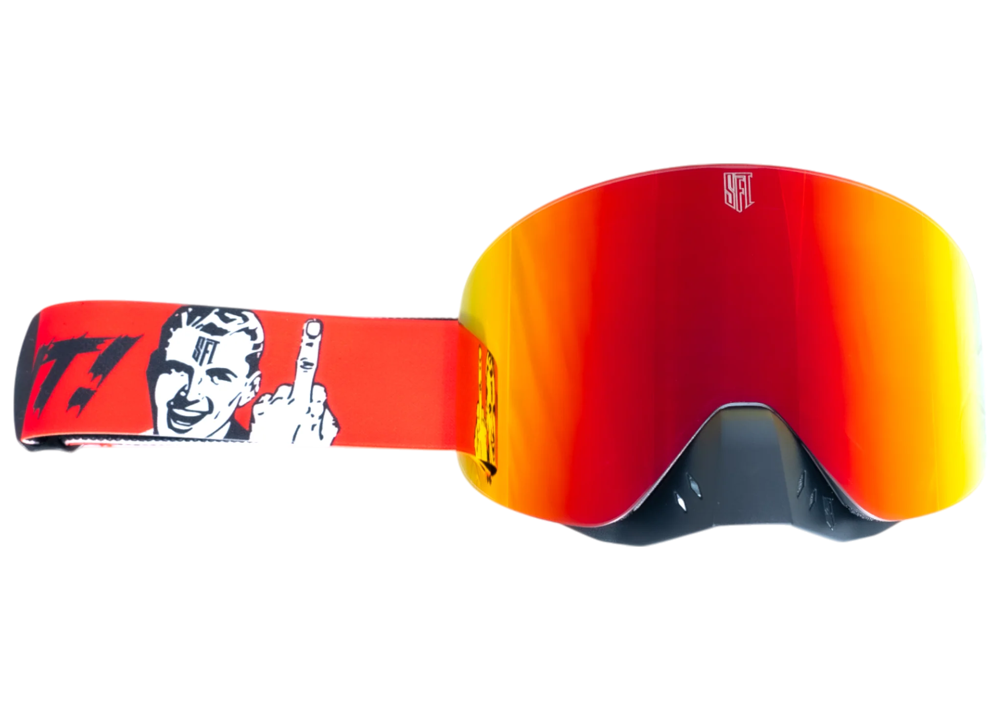Fast Fuck It Red Magnetic Goggles