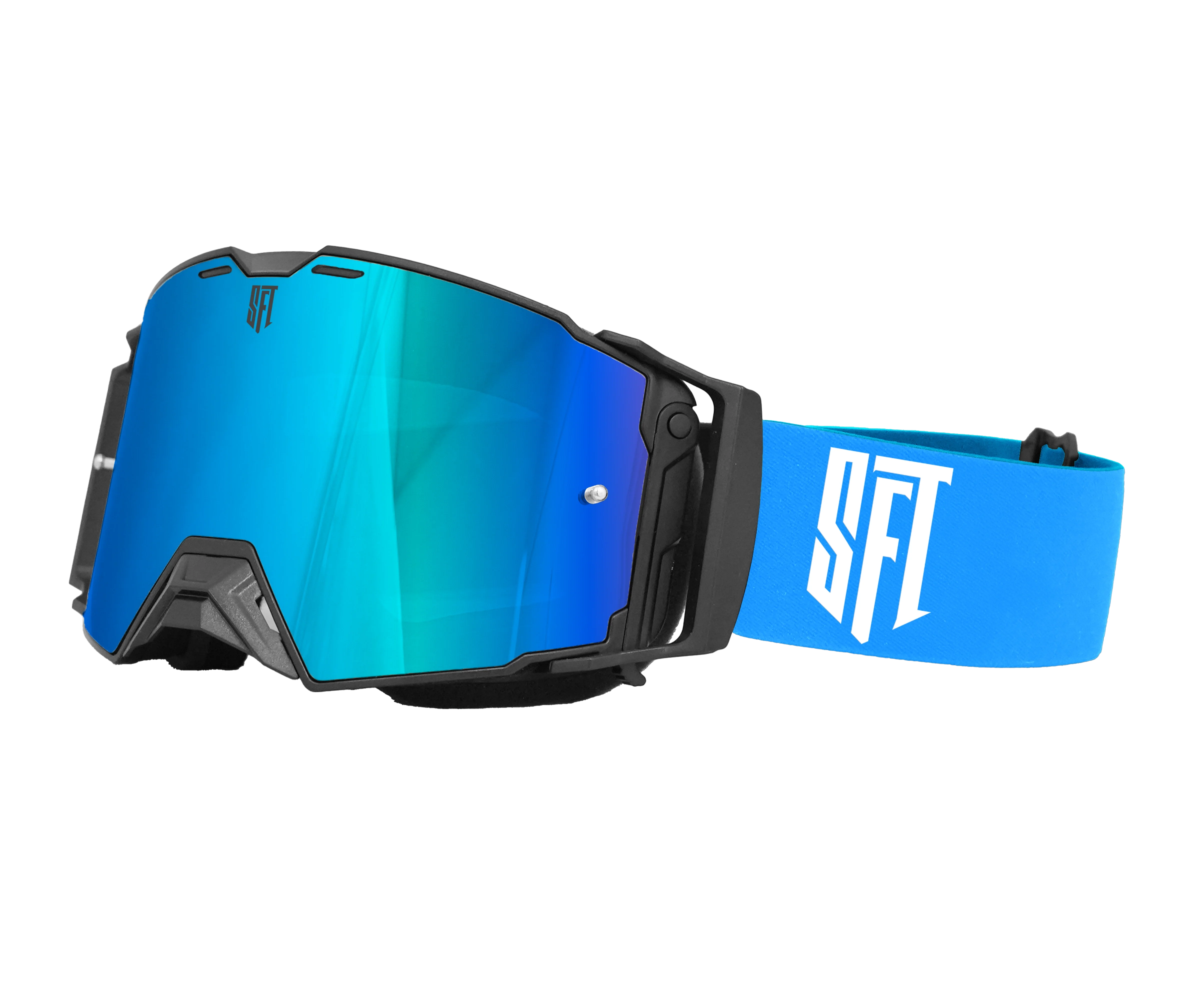 FlatOut Blue Goggles