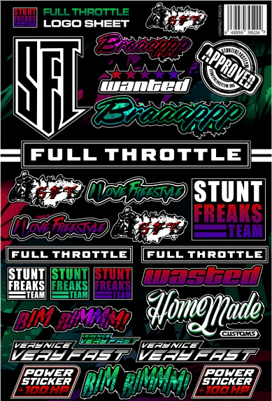 Full Throttle Logo Sheet