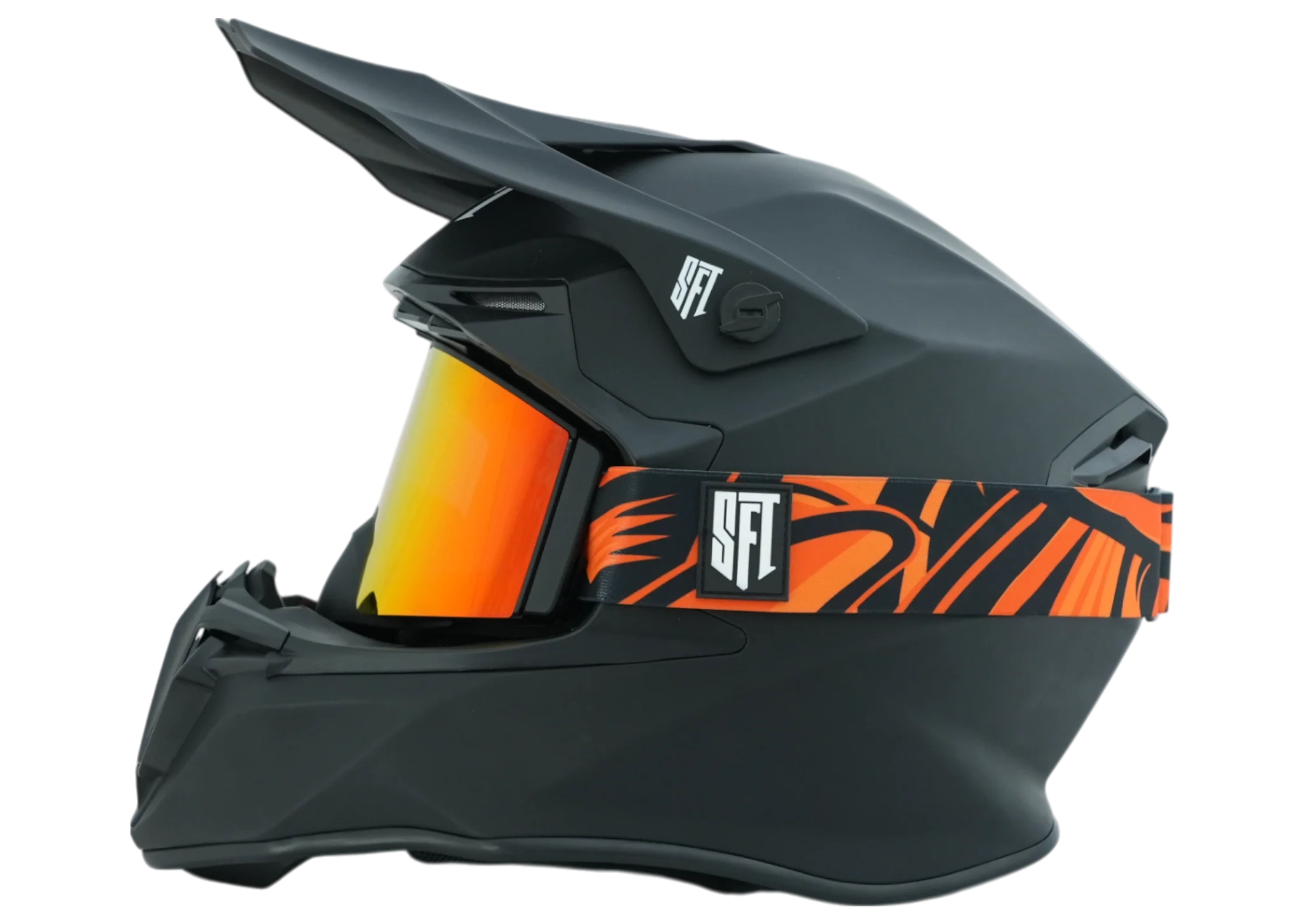 Heat Flare Orange Magnetic Goggles - Image 2