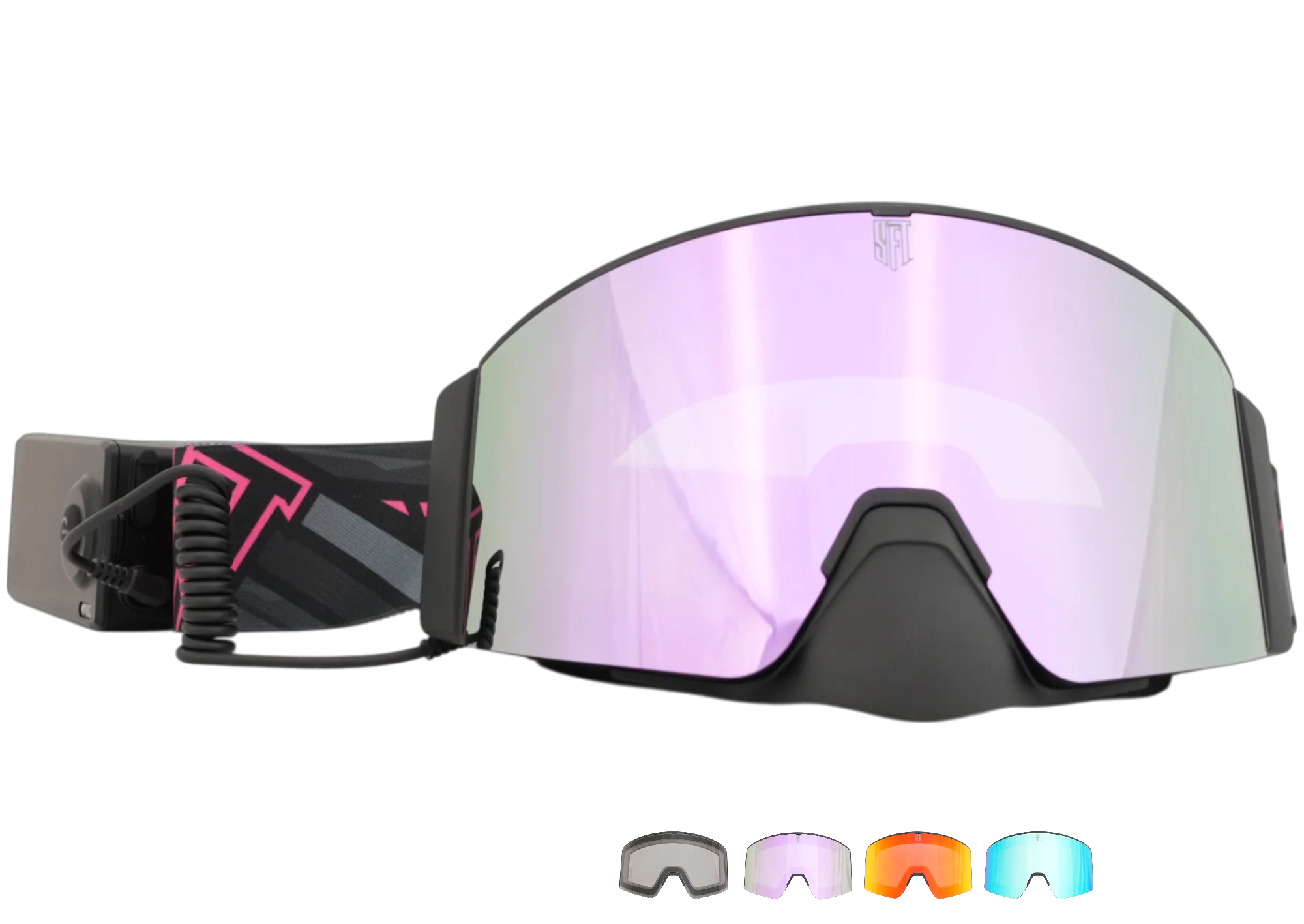 Heat Rave Pink Magnetic Goggles