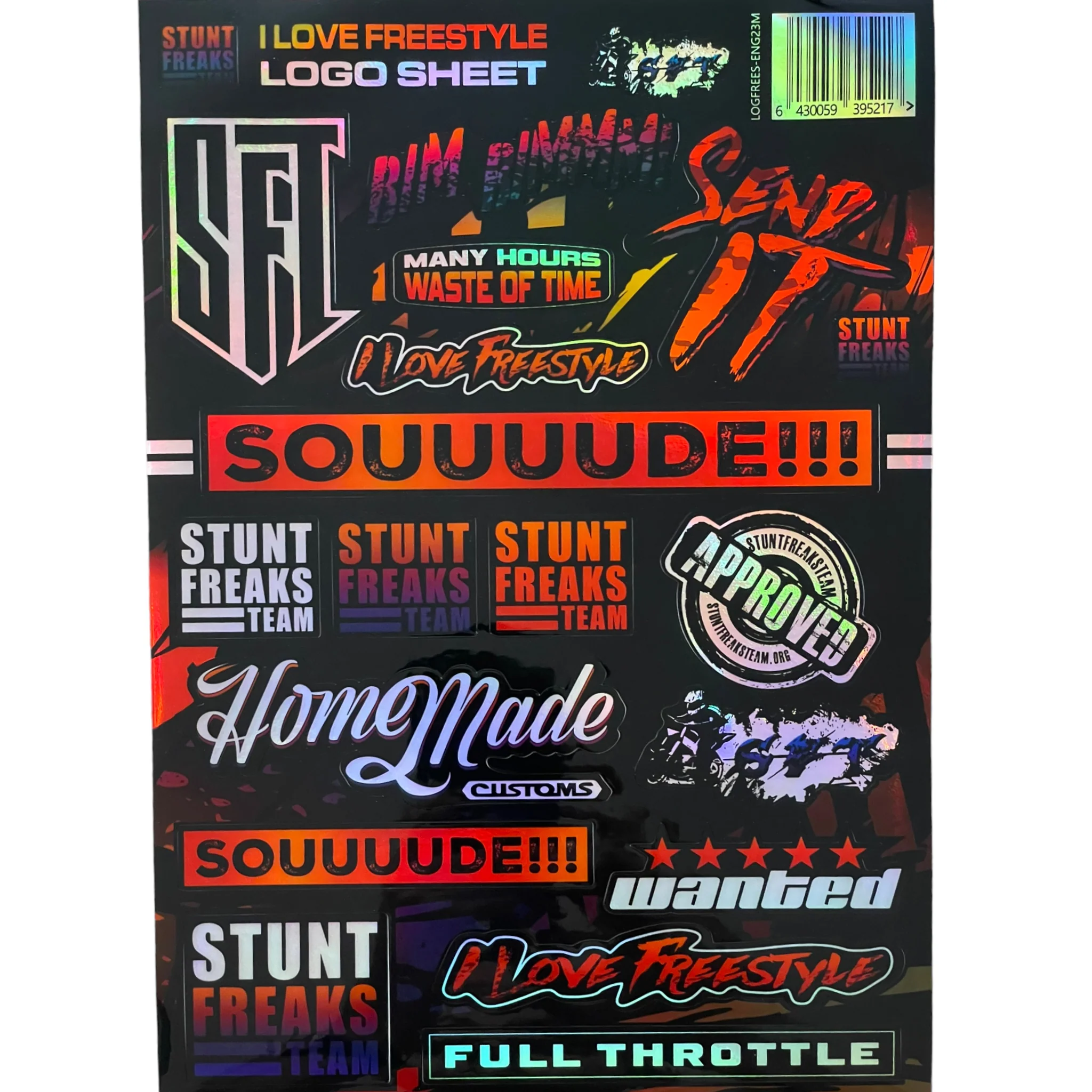 I Love Freestyle Logo Sheet - Image 2