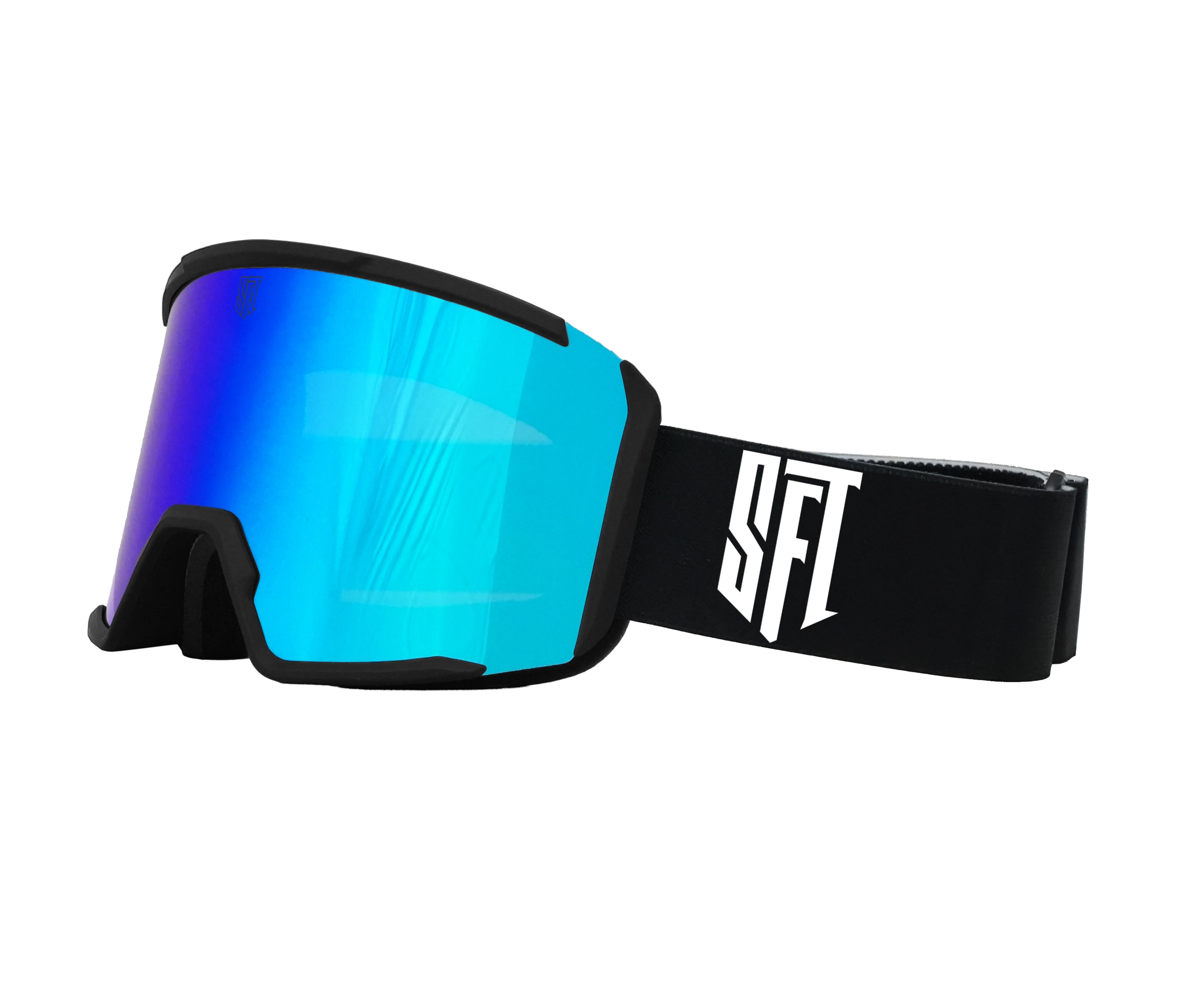Pure Black White SFT Goggle
