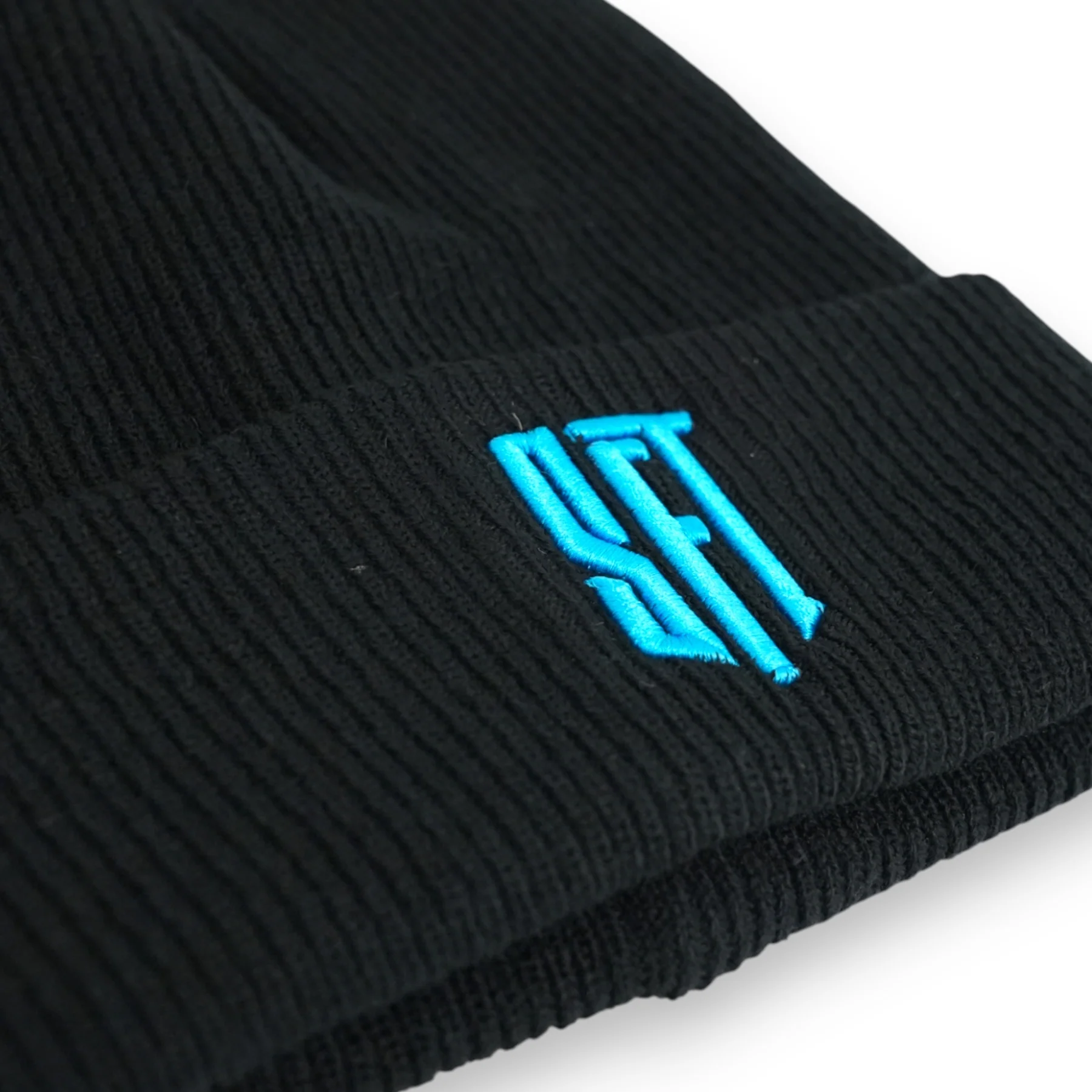 SFT Black and Blue Beanie - Image 2