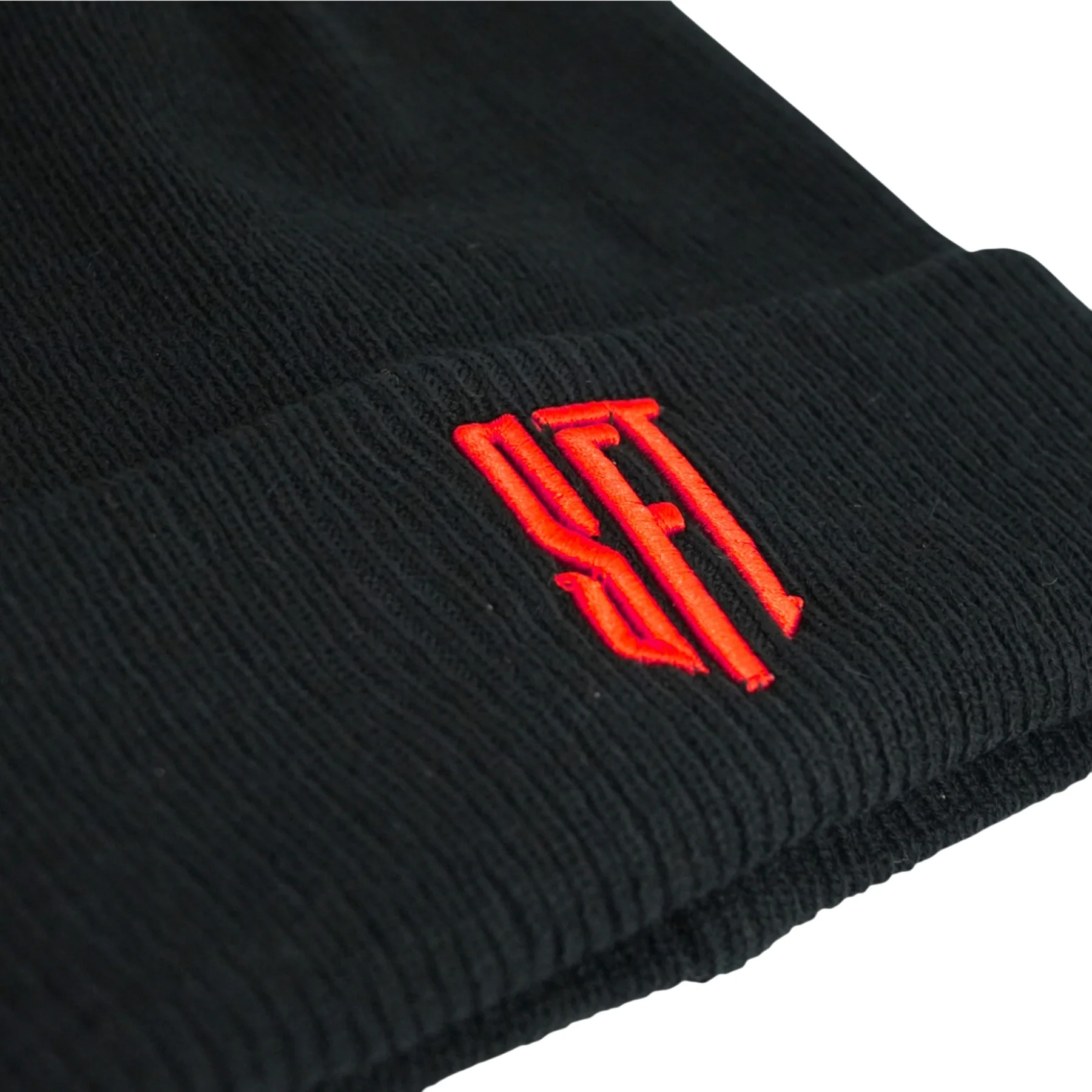 SFT Black and Red Beanie - Image 2