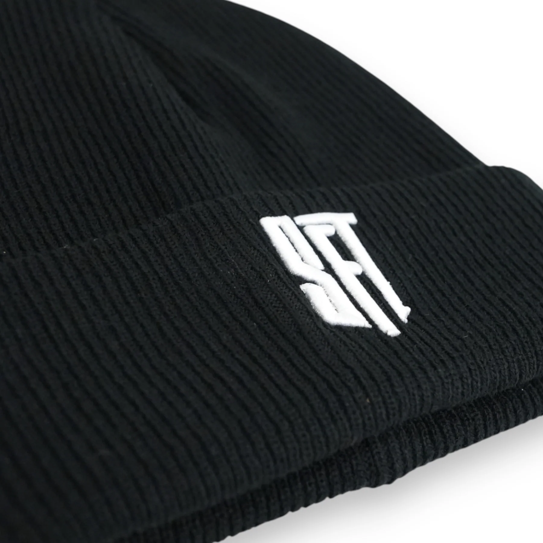 SFT Black and White Beanie - Image 2